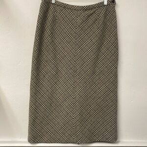 Vintage Gap‎ Tweed Wool Bend Maxi Shirt Women's Size 14